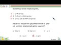 Nükleik Asitler (FEM) - Örnek Soru Çözümü 12