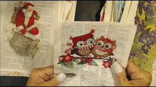 Napkins, Book pages, Music Papers and map pages Flip Through