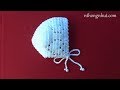 Crochet baby hat tutorial (Eng sub) | móc mũ len họa tiết trái tim cho bé sơ sinh