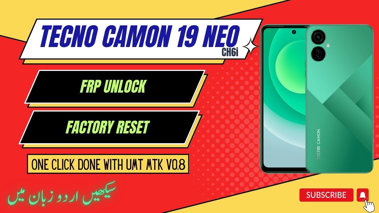 TECNO CAMON 19 NEO FRP BYPASS / UNLOCK / GOOGLE ACCOUNT TECNO CAMON 19 NEO FRP BYPASS / UNLOCK / GOOGLE ACCOUNT