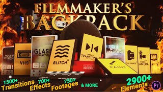 Filmmaker's Backpack | Big Pack Of Transitions Effects Footages And Presets For Premiere Pro