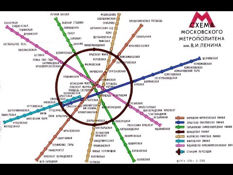 Схема московского метрополитена 1935 года что изменилось Схема московского метрополитена 1935 года что изменилось