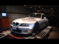 mjt's BMW Z3 M Coupe 3.0i with Eisenmann Sport exhaust on the dyno rolling road @ EuroSpec 2000