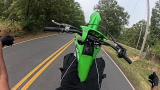 2025 Kx 85 Street Ride For The First Time Through My Hood
