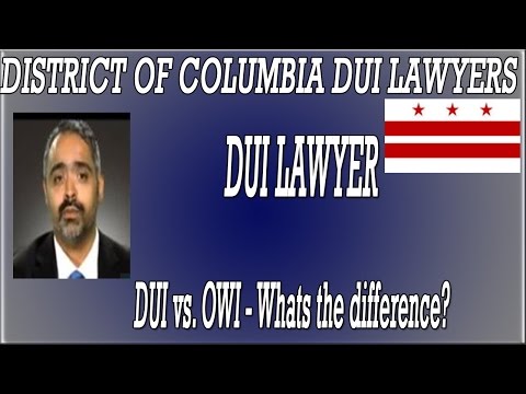 DWI/DUI/OWI in the District of Columbia