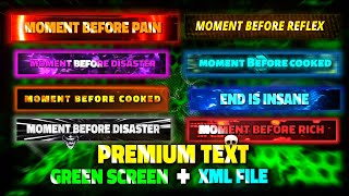 Troll Face Premium Text Pack Green Screen Alight Motion Xml File