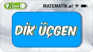 9.Sınıf Matematik Dik Üçgen Formüller Konu Anlatımı