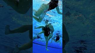 😱 Underwater Battles In Women's Water Polo #Shorts