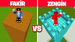 Zengi̇n Vs Faki̇r Kule Yapi Kapişmasi - Minecraft