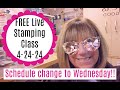 🔴FREE  Live Stamping Class April 24, 2024