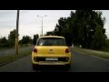 Fiat 500L "Kierowca" z Żor próbuje spowodować kolizję.