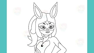 How To Draw Rena Rouge Ladybug Drawing
