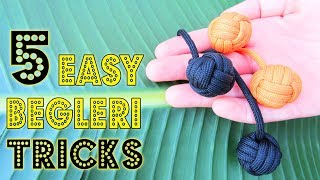 5 Easy Begleri Tricks How To Use Paracord Monkeys Fists Tutorial