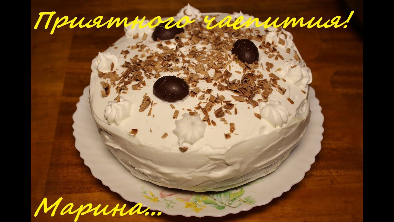 Бисквитный торт в домашних условиях быстро и вкусно Бисквитный торт в домашних условиях быстро и вкусно