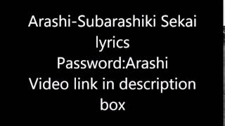 Watch Arashi Subarashiki Sekai video