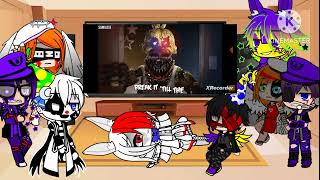 Aftons Vanny And Ennard React To Break My Mind