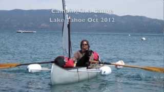  in Sailing Canoe on LAKE TAHOE - SAIL ROW CAMP CANOE vLog11 07:24