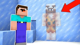 Нуб Нашел Замерзшего Пещерного Человека В Майнкрафт ! Нубик И Троллинг Ловушка В Minecraft