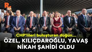 Özel, Kılıçdaroğlu, Yavaş Nikah Şahidi Oldu Chplileri Buluşturan Düğün