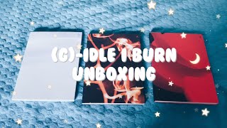Kpop Unboxing G-Idle Album I Burn Winter, Fire & Flower Version