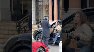 Lady Boss Driving Luxury Car