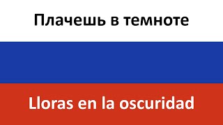 Плачешь В Темноте En Español Lloras En La Oscuridad - Ruki Vverkh