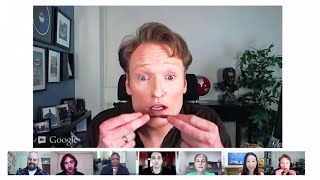 Google Hangout con Conan O’Brien