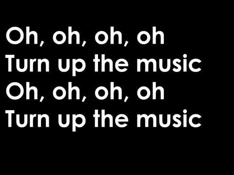 Chris Brown - Turn Up the Music (Lyrics)
