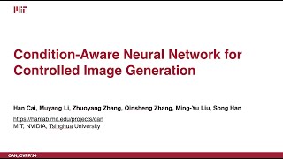 Condition-Aware Neural Network for Controlled Image Generation
