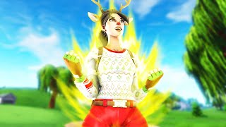 I went super saiyan in fortnite