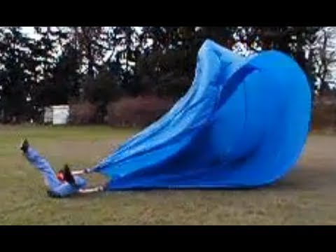 Blow tent