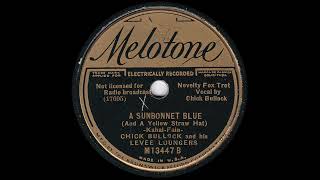 1935 Chick Bullock - A Sunbonnet Blue And A Yellow Straw Hat