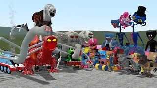 New Cursed Thomas And Friends Vs All Poppy Playtime Characters In Garry's Mod!