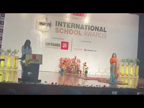 Exceptional Teacher Award to Dr Manpreet Singh (MD ETA )from ISA Awards