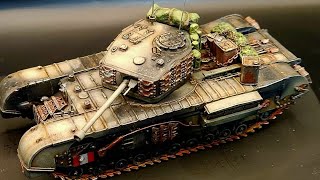 172 Ss Model Resin Churchill Mark Vii - Full Build Video