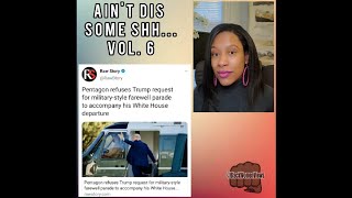 #AintDisSomeShh...Vol. 6: No Trump Parade; F Lister Self Cancels; Lindsey Gs impeachment plea & more