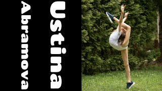 Ustina is an incredibly flexible gymnast😱😱😱