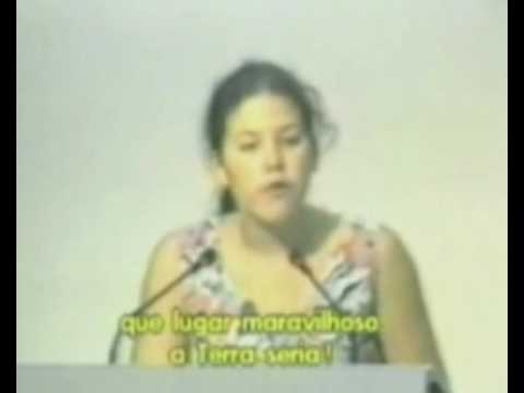Severn Suzuki speaking at UN Earth Summit 1992