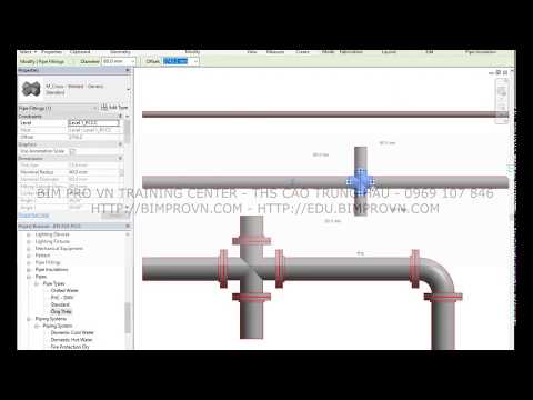 REVIT MEP FIRE 2020 - BÀI 4.2.3 : HƯỚNG DẪN SET UP PHỤ KIỆN ỐNG PCCC