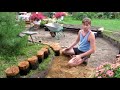 Ландшафтный дизайн своими руками - деревянная крошка.