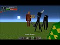 SLENDERMAN VS MUTANT ENDERMAN & ENDERMAN - Minecraft Mob Battles - Creepy Pasta Mods