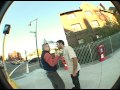 Skateboarder Fight vs Old Man