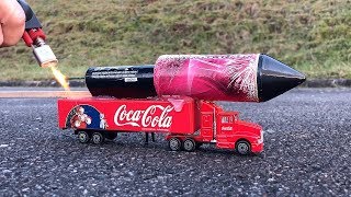 Rocket Powered Coca Cola Truck Will It Fly ?