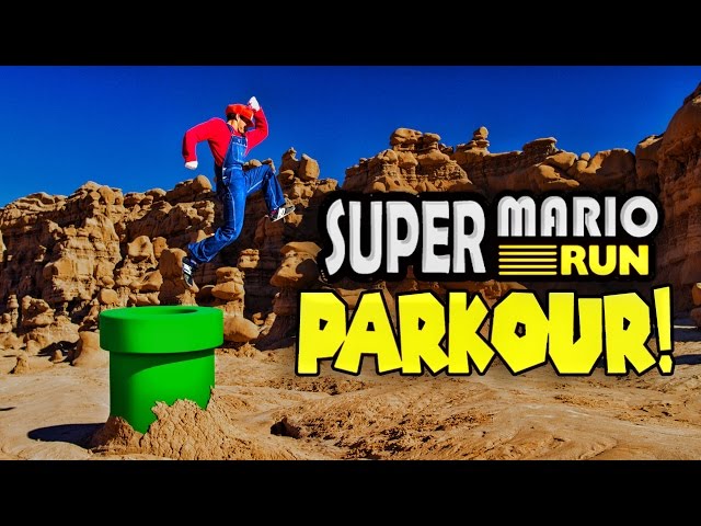 Super Mario Run Meets Parkour in Real Life - Video