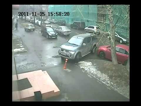 Таран 15 машин в Москве