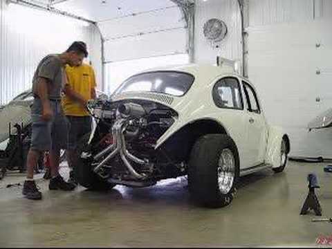 My 1968 turbo VW engine start Unlimited Street Bug