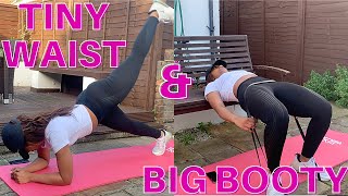 Tiny Waist & Big Booty Workout Lifewithsafiya