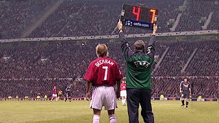 When Beckham Substituted Against Real Madrid and Did This