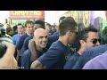 Seguidores celebran la liga del FC Barcelona