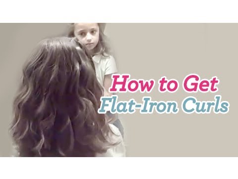 Cute Girls Hairstyles | Flat-Iron Curls